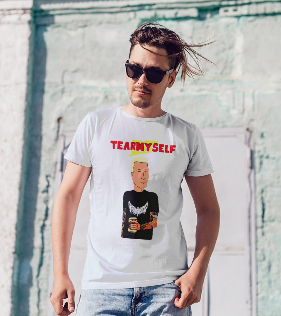 TEAR Myself Boomhauer Rick And Morty Crossover T-Shirt