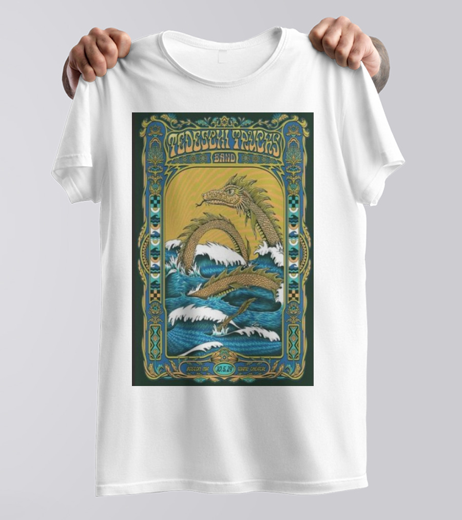 Tedeschi Trucks Band Dragon Artwork Boston October 5 2024 Wang Theatre T-Shirt