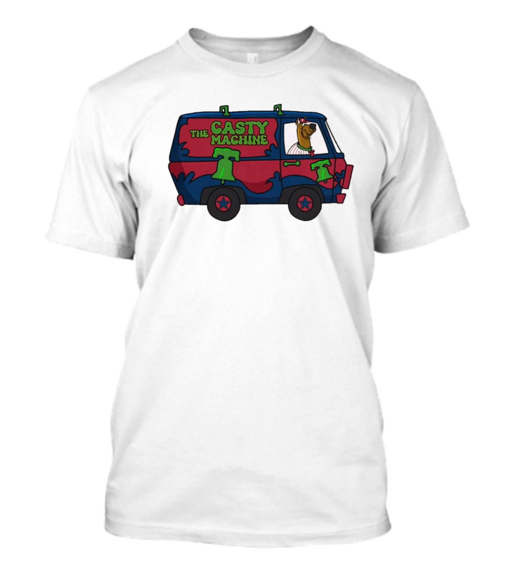 The Casty Machine Van Design Philadelphia Phillies Mascot T-Shirt