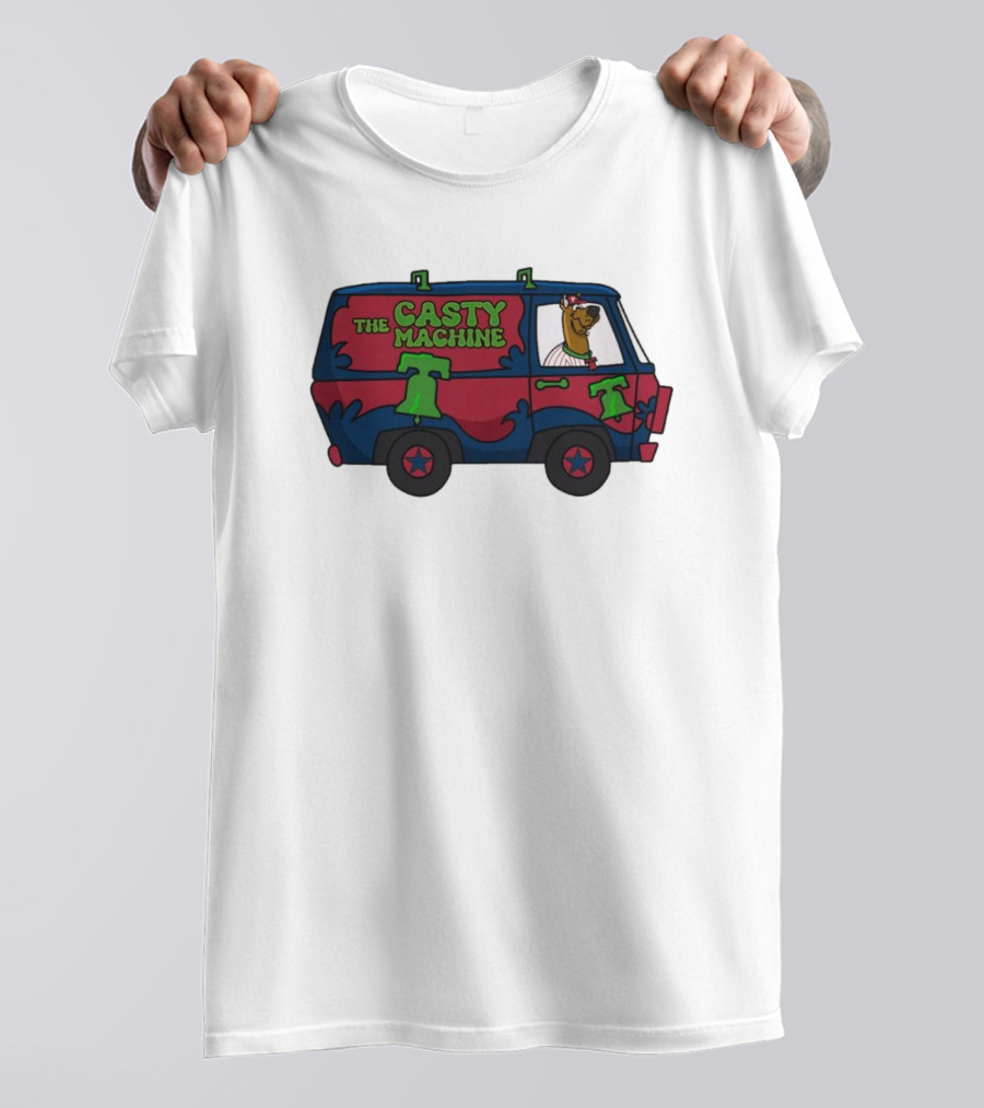 The Casty Machine Van Design Philadelphia Phillies Mascot T-Shirt