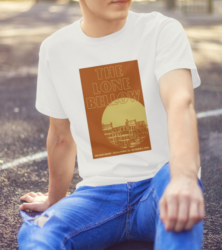 The Lone Bellow At The Birchmere Alexandria VA October 3 2024 Concert Event T-Shirt