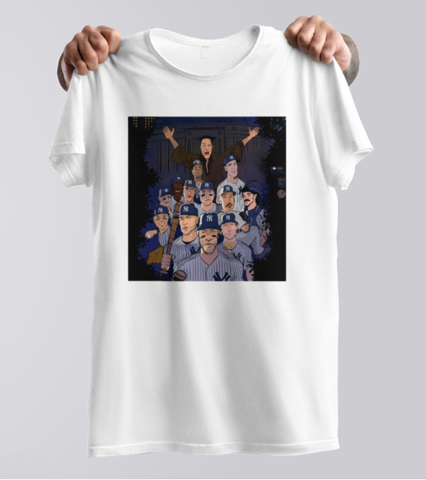 Yankee Stadium Legends Unite: New York Yankees 2024 ALDS Champion Quest T-Shirt