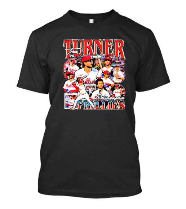Trea Turner Philadelphia Phillies Baseball Player Montage T-Shirt