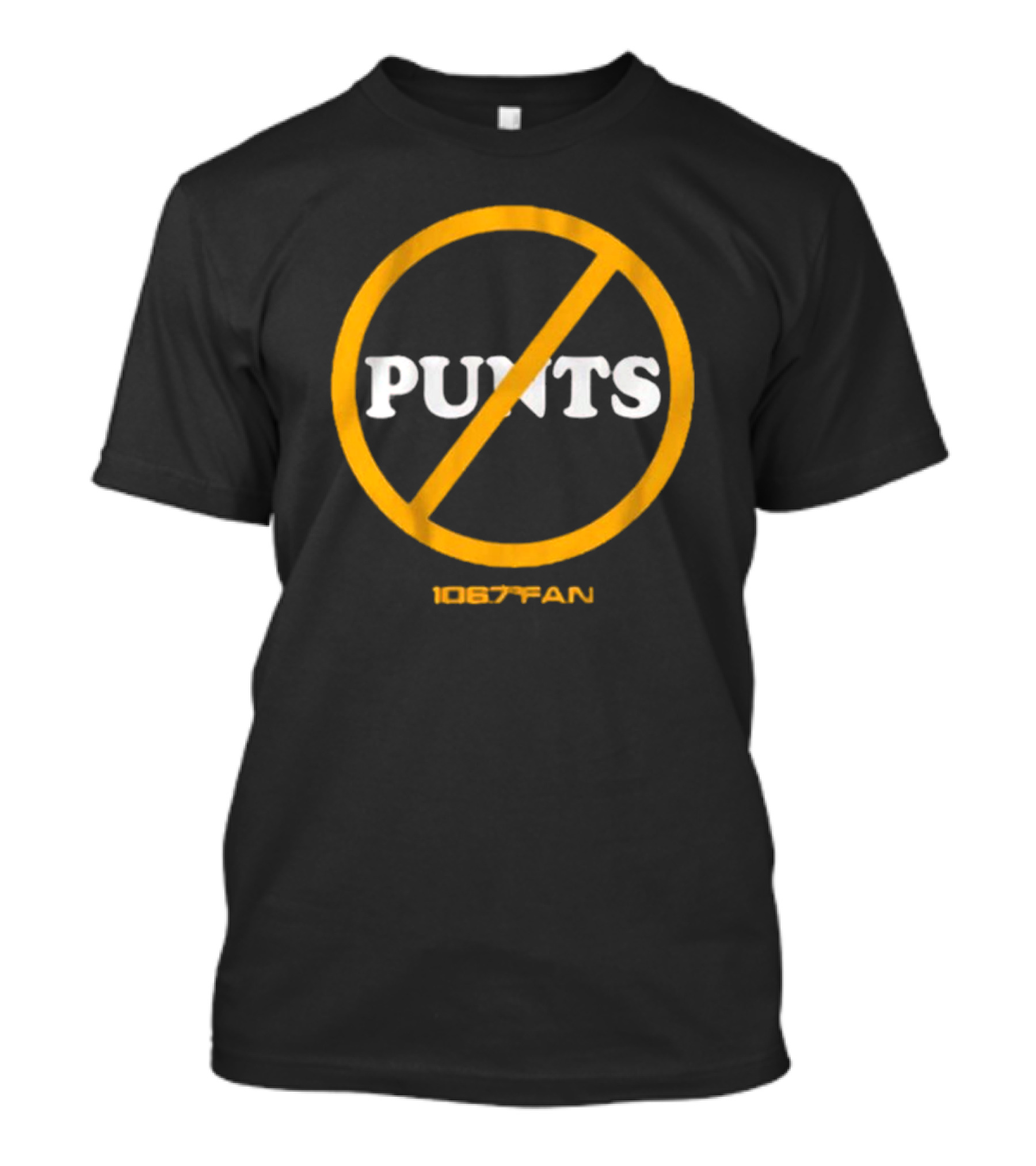 Washington Football No Punts 106.7 Fan T-Shirt