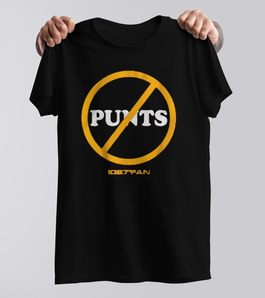 Washington Football No Punts 106.7 Fan T-Shirt