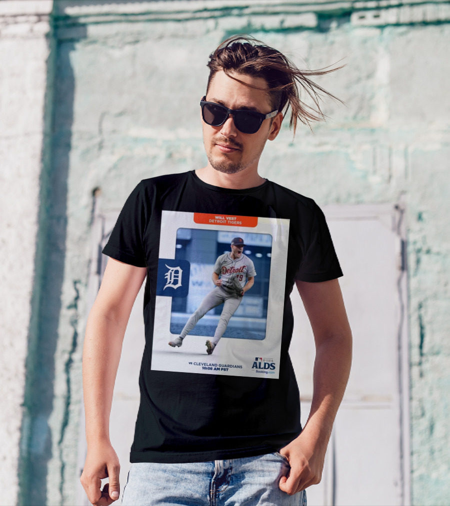 Will Vest Detroit Tigers Vs Cleveland Guardians MLB 2024 ALDS 10:08 AM PST T-Shirt