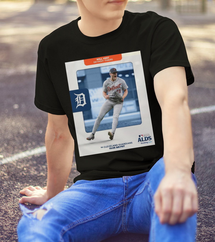 Will Vest Detroit Tigers Vs Cleveland Guardians MLB 2024 ALDS 10:08 AM PST T-Shirt