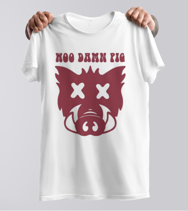 Woo Damn Pig 2024 Razorback Iconic T-Shirt