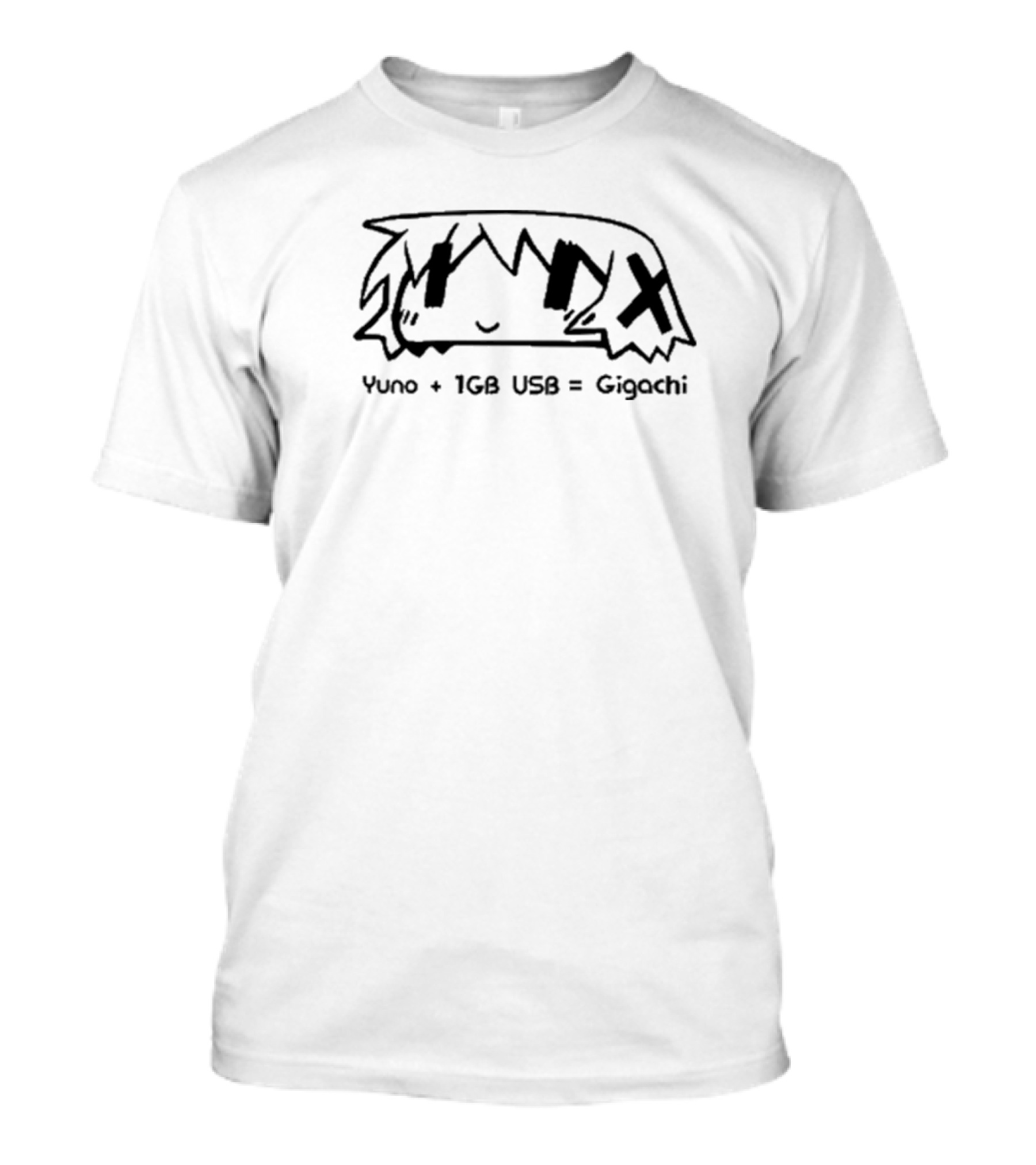 Yuno 1Gb Usb = Gigachi Anime Face T-Shirt