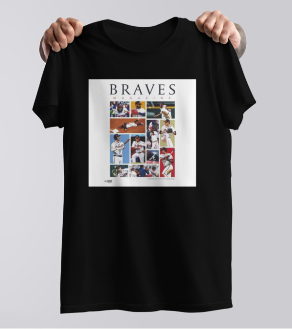 Braves Magazine Official Souvenir Program 2024 Atlanta Season T-Shirt