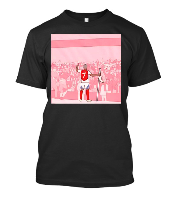 Bukayo Saka Starman Number 7 Football Crowd T-Shirt