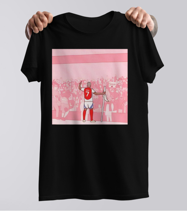 Bukayo Saka Starman Number 7 Football Crowd T-Shirt