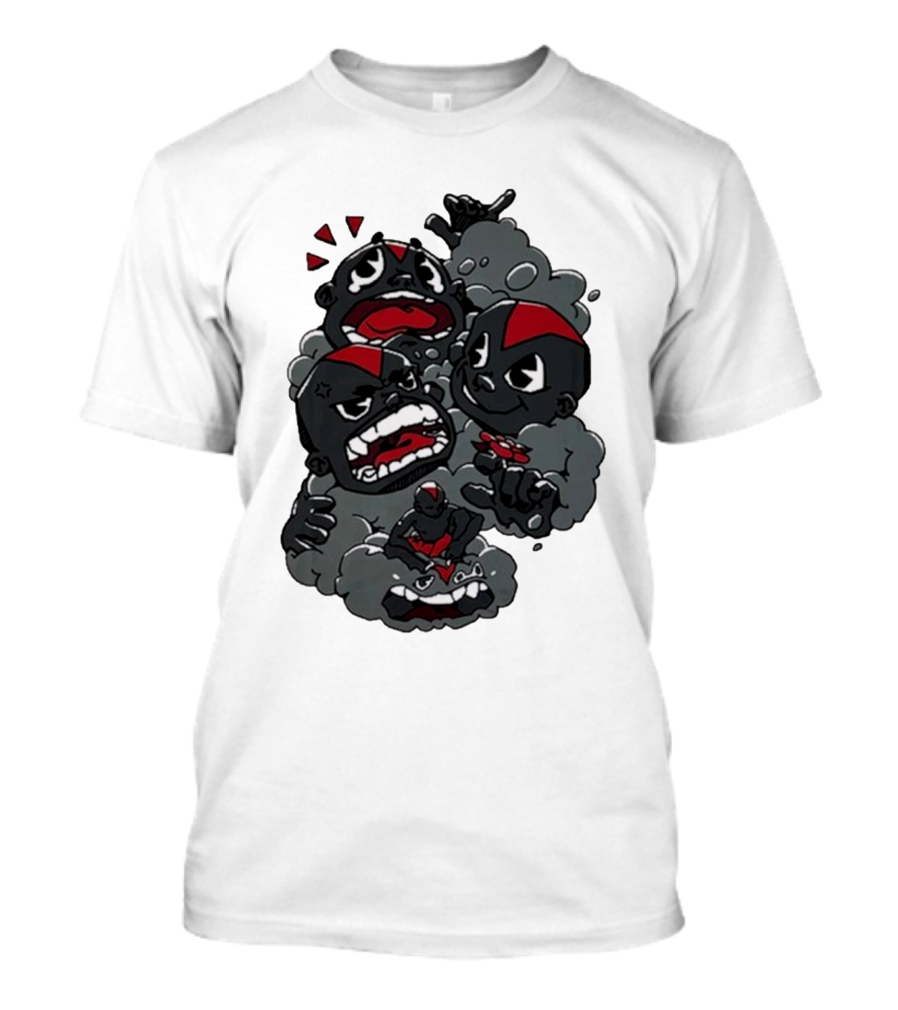Lil Darkie Emotions 2024 Multiface Comic Expressions T-Shirt