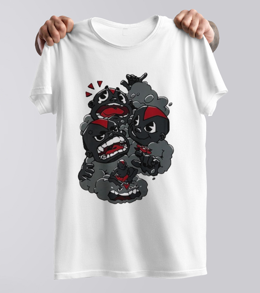Lil Darkie Emotions 2024 Multiface Comic Expressions T-Shirt