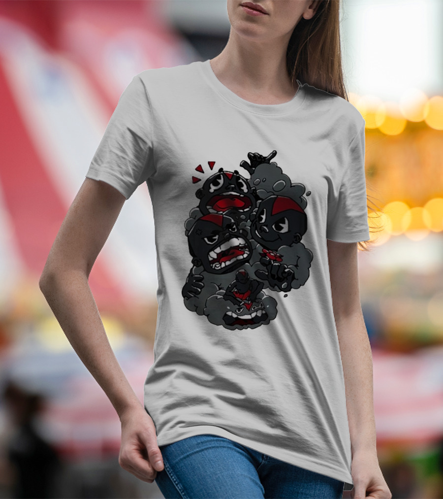 Lil Darkie Emotions 2024 Multiface Comic Expressions T-Shirt