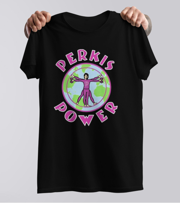 New Heights Travis Kelce Perkis Power Vitruvian Man Style Iconic Sportswear T-Shirt