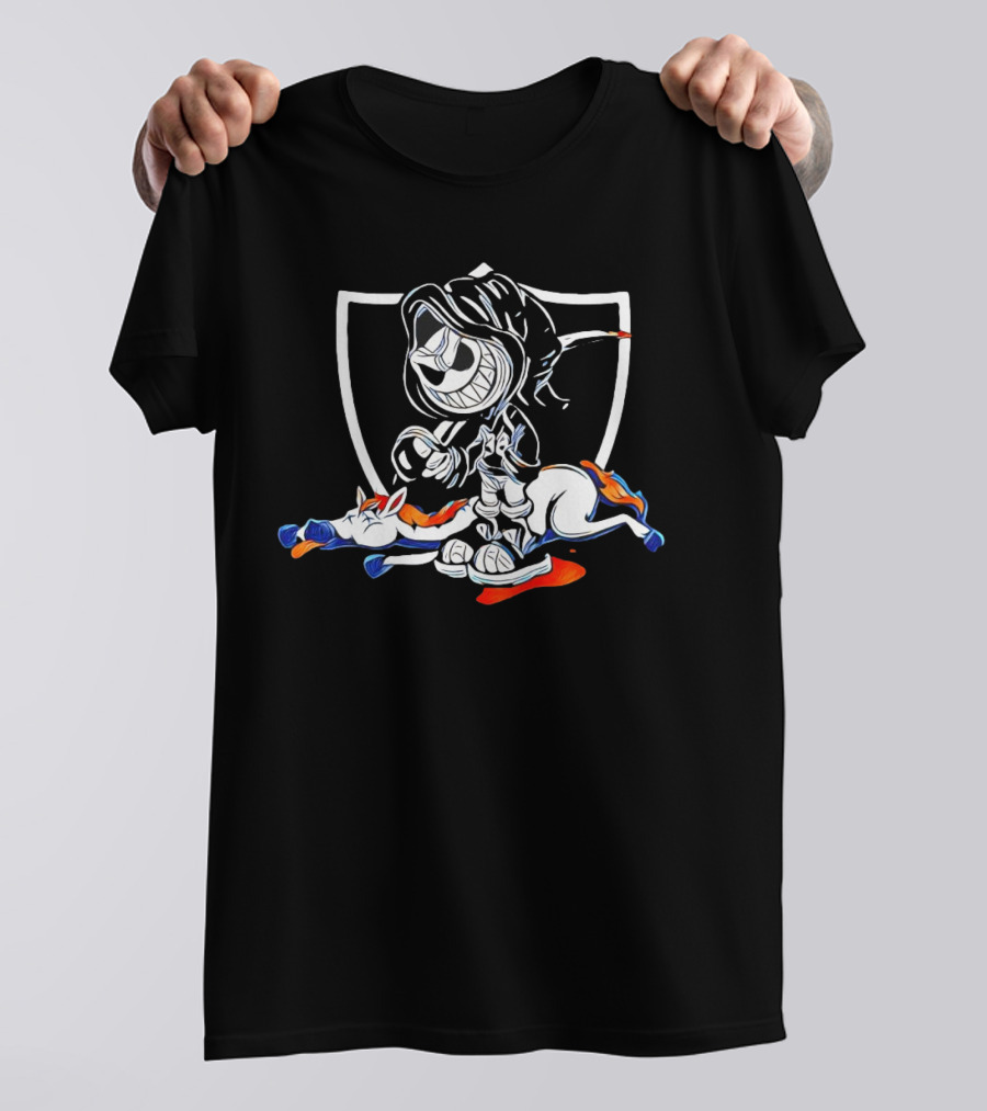 Raiders Victory Over Broncos Funny Rivalry T-Shirt