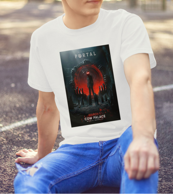 Rezz Presents Portal March 1 Cow Palace Bay Area CA T-Shirt