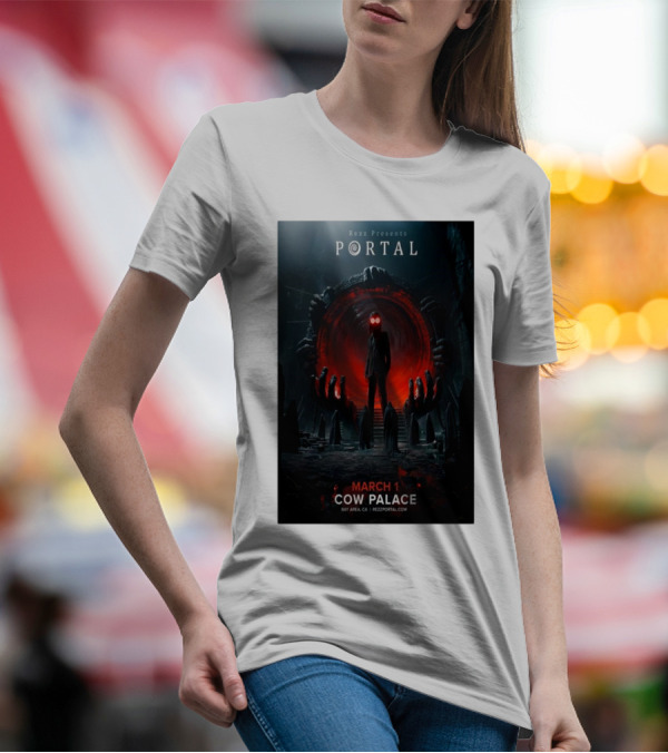 Rezz Presents Portal March 1 Cow Palace Bay Area CA T-Shirt