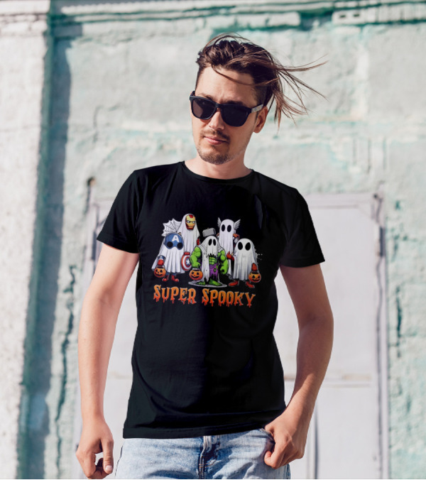 Super Spooky Halloween Avengers Ghost Costume Bash T-Shirt