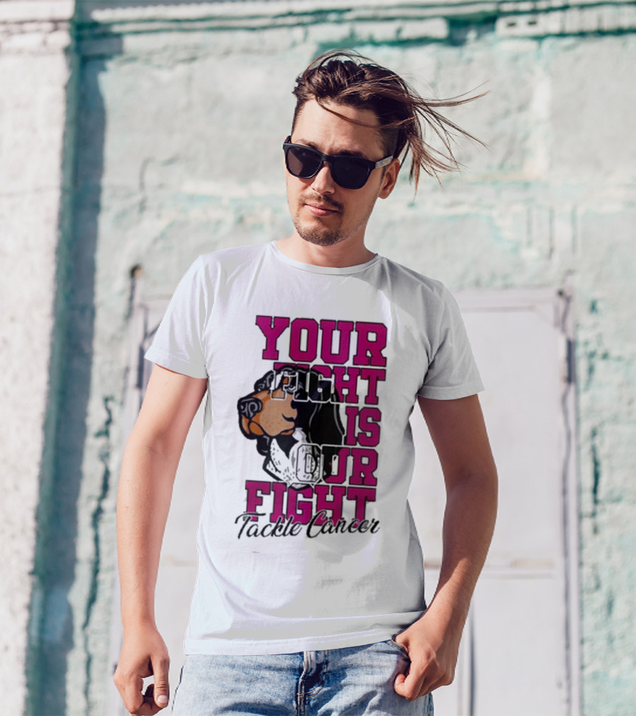 Your Fight Is Our Fight Tackle Cancer 2024 Tennessee Vols T-Shirt