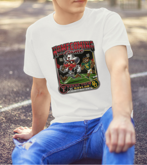 Homecoming Game Texas Tech Vs. Baylor Jones AT&T Stadium October 19 T-Shirt