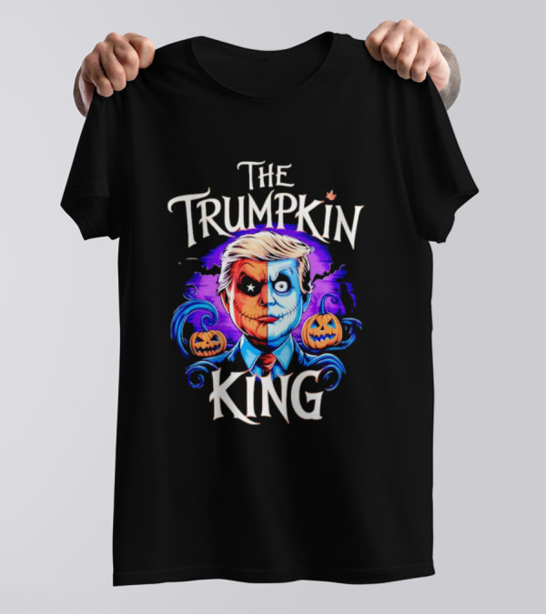 The Trumpkin King Jack Skellington Halloween With Pumpkins T-Shirt