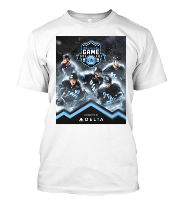 Utah Hockey Club Inaugural Game Oct 8 2024 Presented By Delta T-Shirt