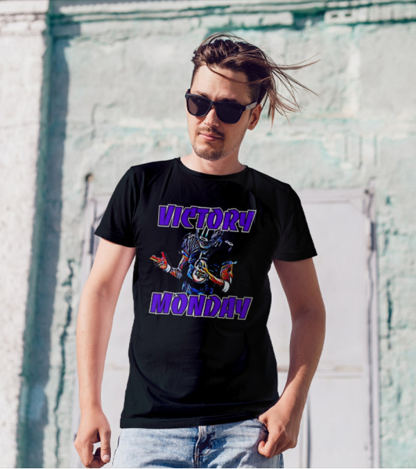 Victory Monday Baltimore Ravens NFL Football T-Shirt