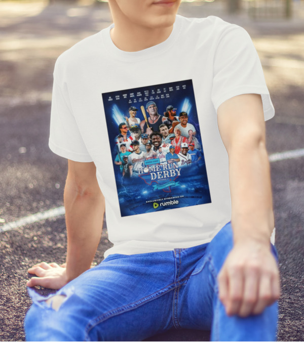6 Hours Until Going Yard Home Run Derby October 5th Exclusively Streaming On Rumble T-Shirt