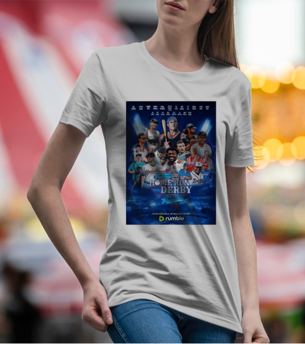 6 Hours Until Going Yard Home Run Derby October 5th Exclusively Streaming On Rumble T-Shirt