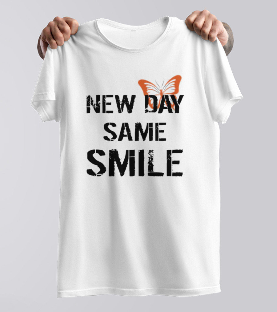 A'ja Wilson New Day Same Smile Butterfly T-Shirt
