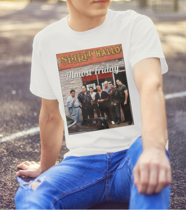 Almost Friday Sopranos Spirit Halloween Storefront Gathering T-Shirt