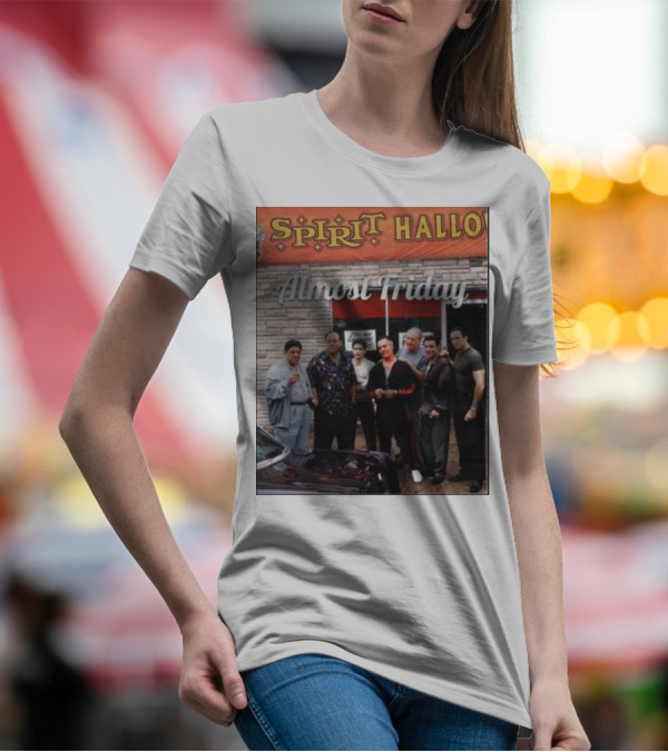 Almost Friday Sopranos Spirit Halloween Storefront Gathering T-Shirt