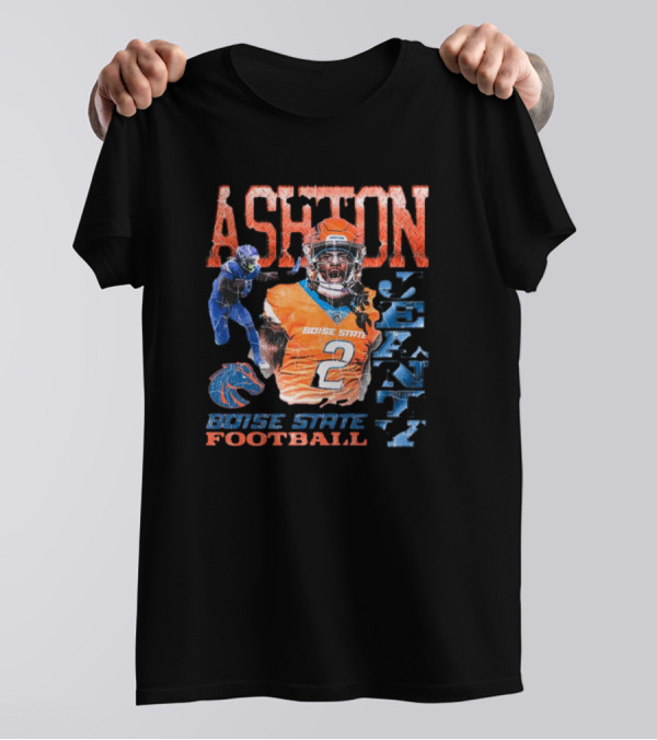 Ashton Jeanty Boise State Football Vintage Broncos 2 T-Shirt