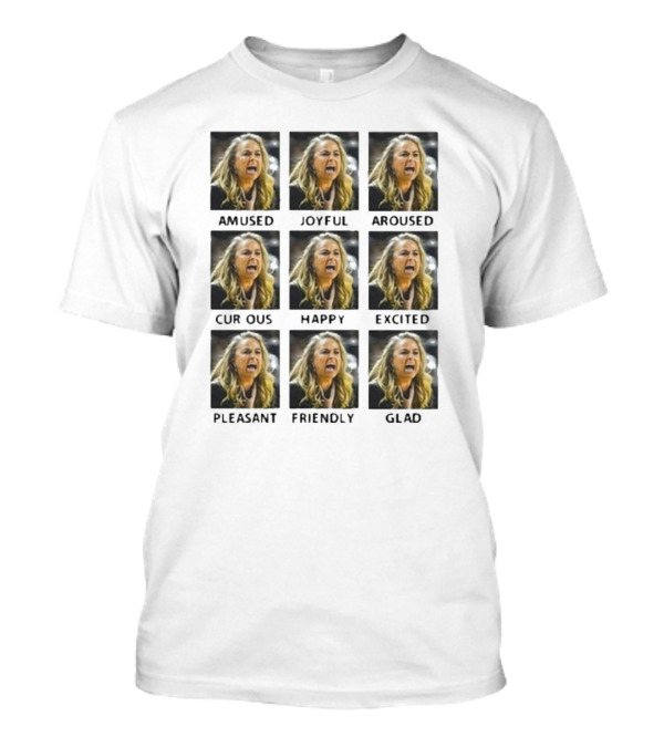 Becky Hammon Amused Joyfull Aroused Curious Happy Excited Pleasant Friendly Glad T-Shirt