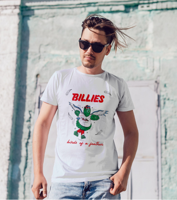 Billies Birds Of A Feather Philadelphia Phillies Phanatic T-Shirt