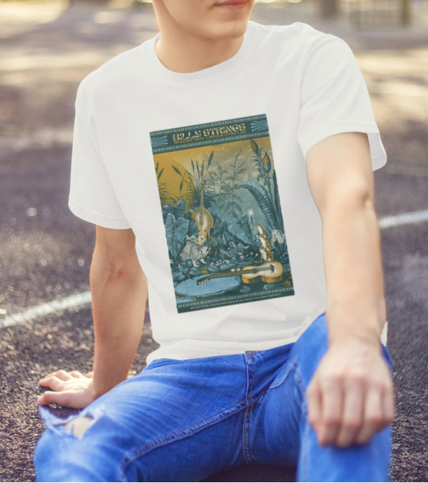 Billy Strings At Pine Knob Music Theatre October 5, 2024 Clarkston MI Vintage Nature Scene T-Shirt