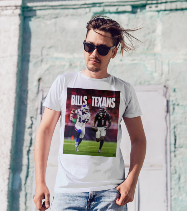 Bills Vs Texans NFL Matchup CBS Paramount+ 1PM Sunday T-Shirt