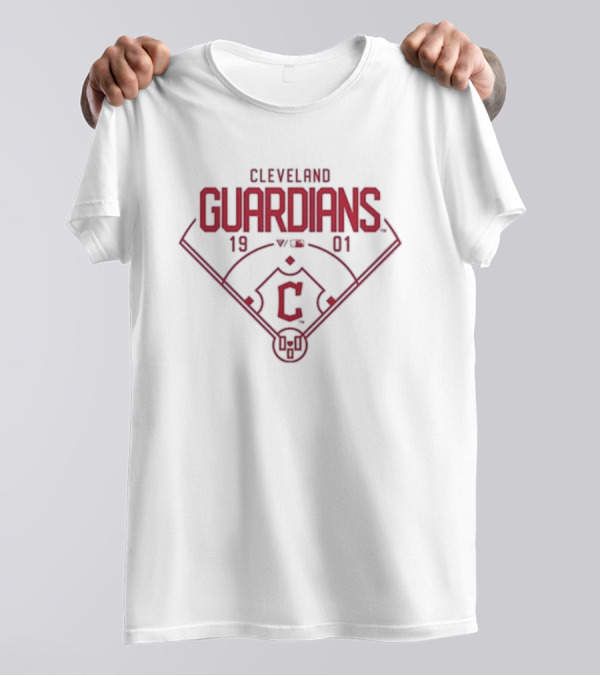 Cleveland Guardians Baseball Diamond 1901 T-Shirt
