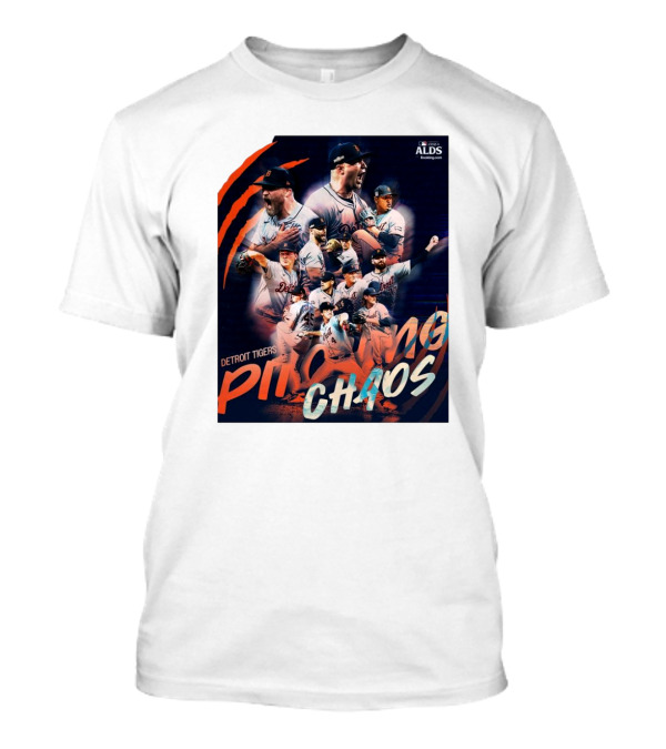 Detroit Tigers Pitching Chaos MLB 2024 ALDS Road To Greatness T-Shirt