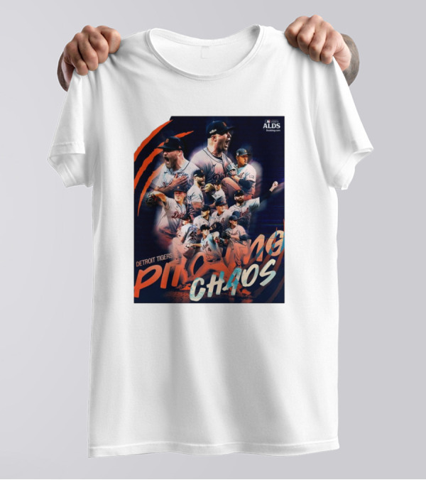 Detroit Tigers Pitching Chaos MLB 2024 ALDS Road To Greatness T-Shirt