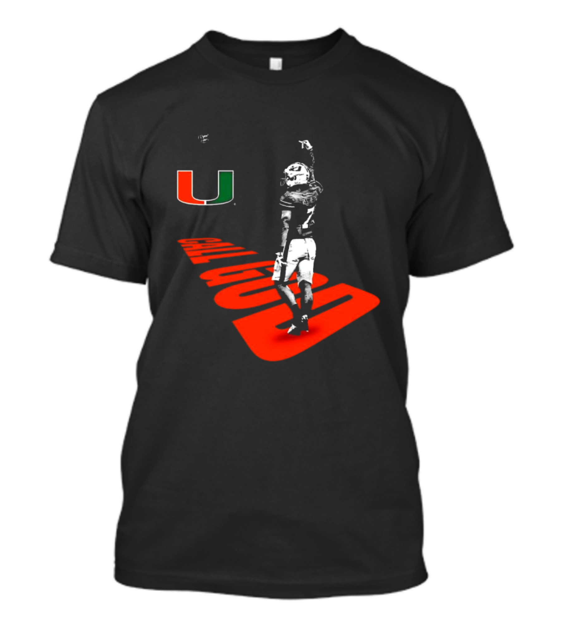 Dyme Lyfe NIL Xavier Restrepo Miami Hurricanes Call God U T-Shirt
