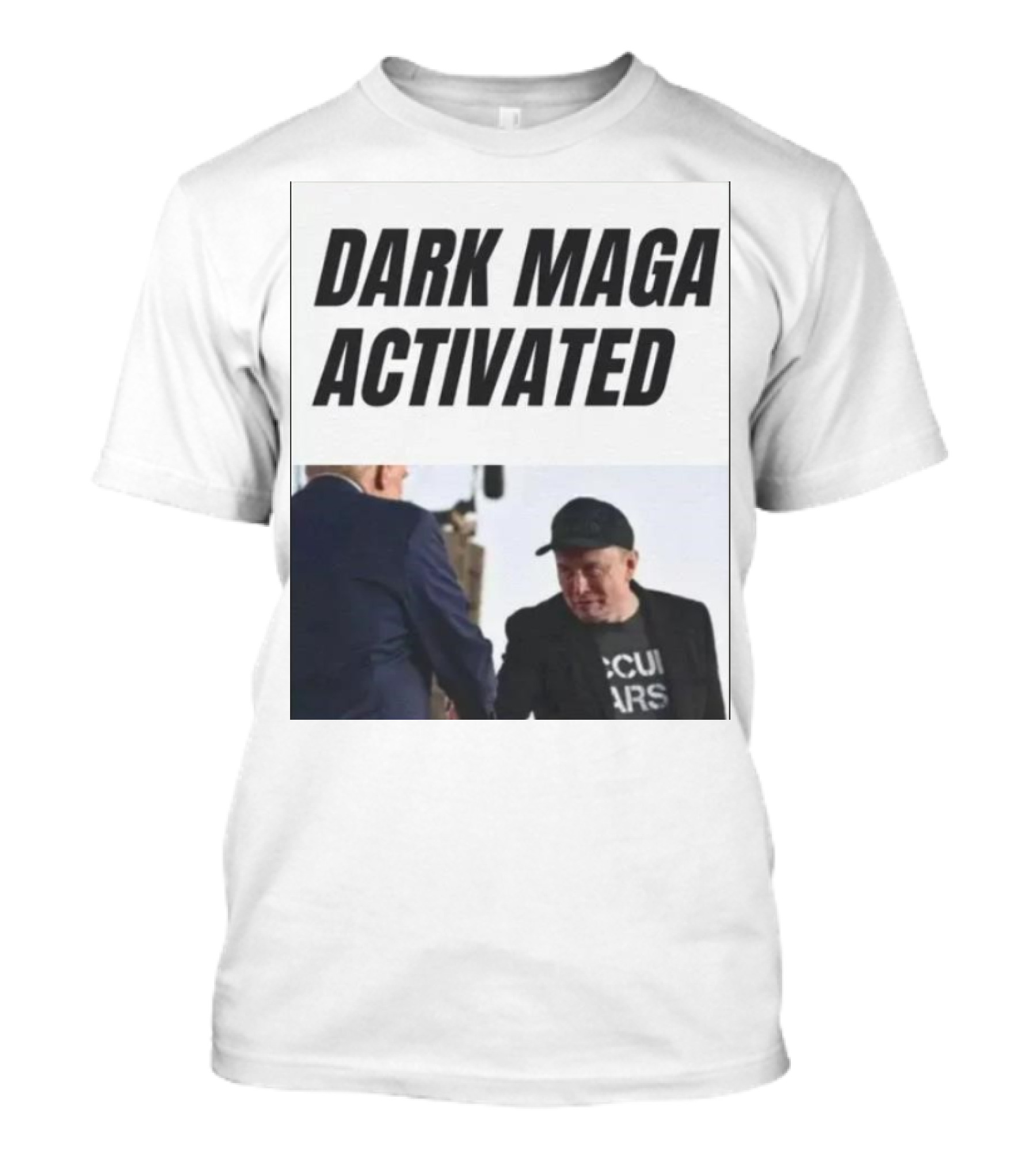 Dark MAGA Activated Elon Musk Supports Trump 2024 Occupy Mars T-Shirt