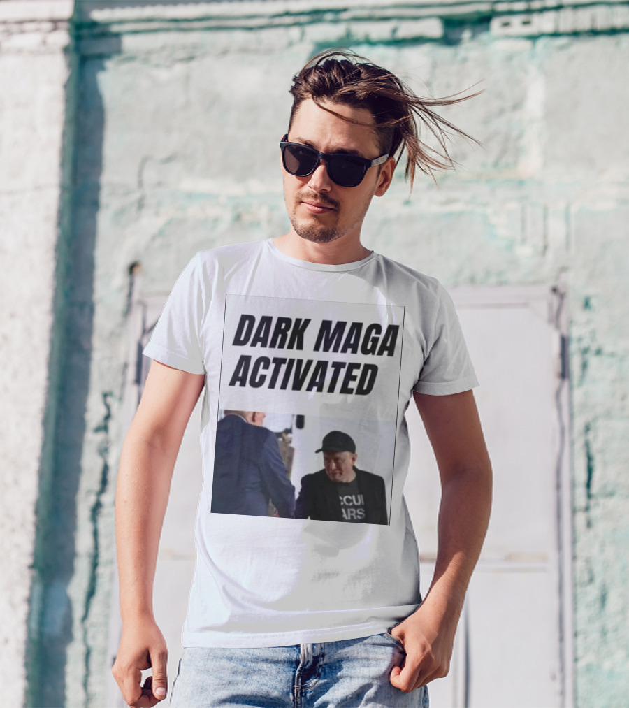 Dark MAGA Activated Elon Musk Supports Trump 2024 Occupy Mars T-Shirt