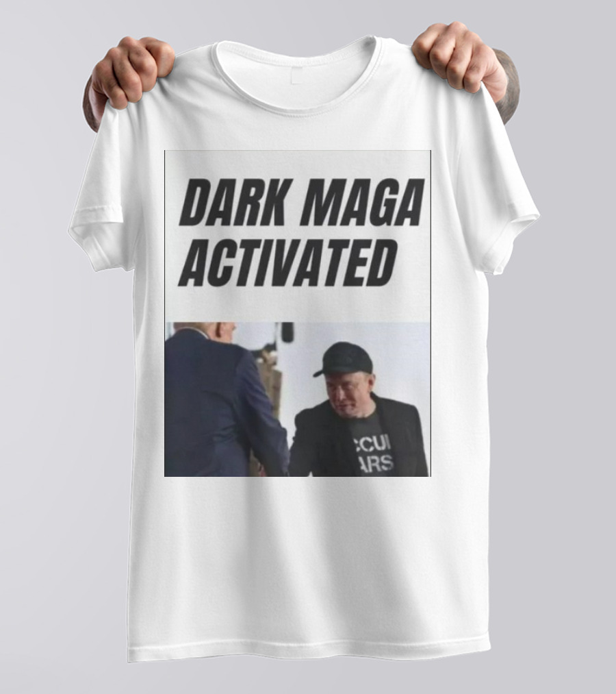 Dark MAGA Activated Elon Musk Supports Trump 2024 Occupy Mars T-Shirt