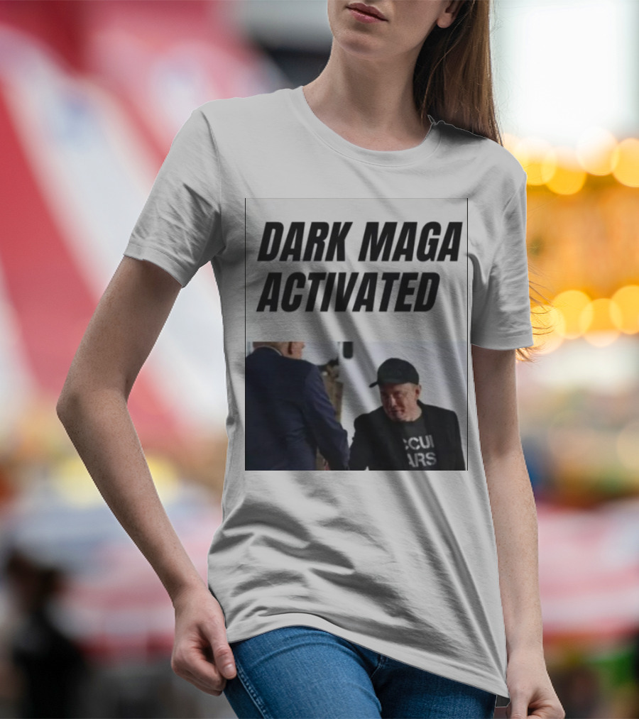 Dark MAGA Activated Elon Musk Supports Trump 2024 Occupy Mars T-Shirt