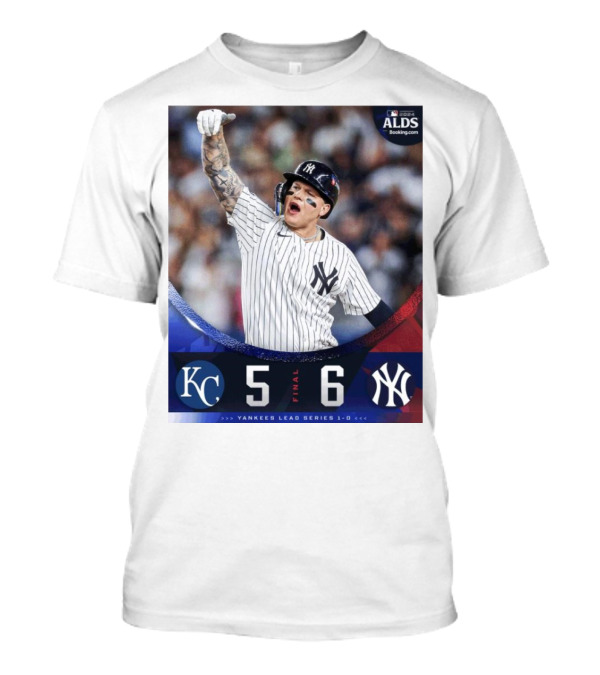 Final Kansas City Royals 5-6 New York Yankees ALDS Yankees Lead Series 1-0 T-Shirt