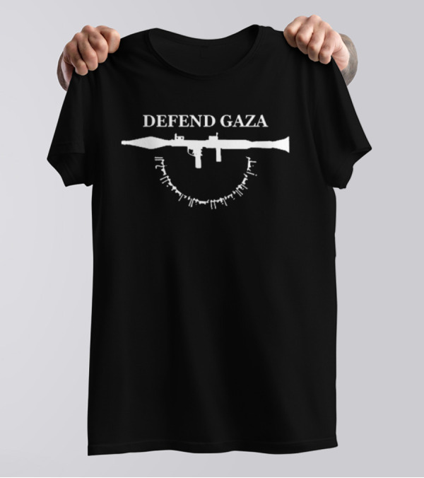 Defend Gaza Haters Cafe RPG And Barbed Wire T-Shirt
