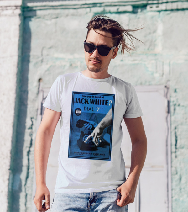 Are You In Need Of Jack White? Dial 7 October 4 2024 Great American Music Hall San Francisco CA Concert T-Shirt